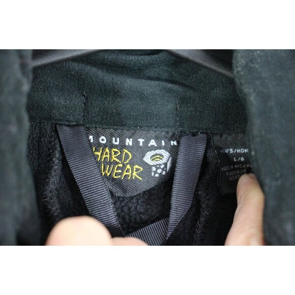 Mountain Hardwear Men Large Embroidered Logo Paneled Fleece Full Zip Jacket O880 - Picture 4 of 7